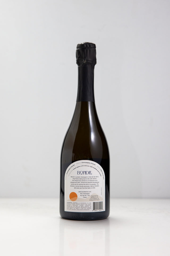 NV Champagne Blanc de Noirs by Monial